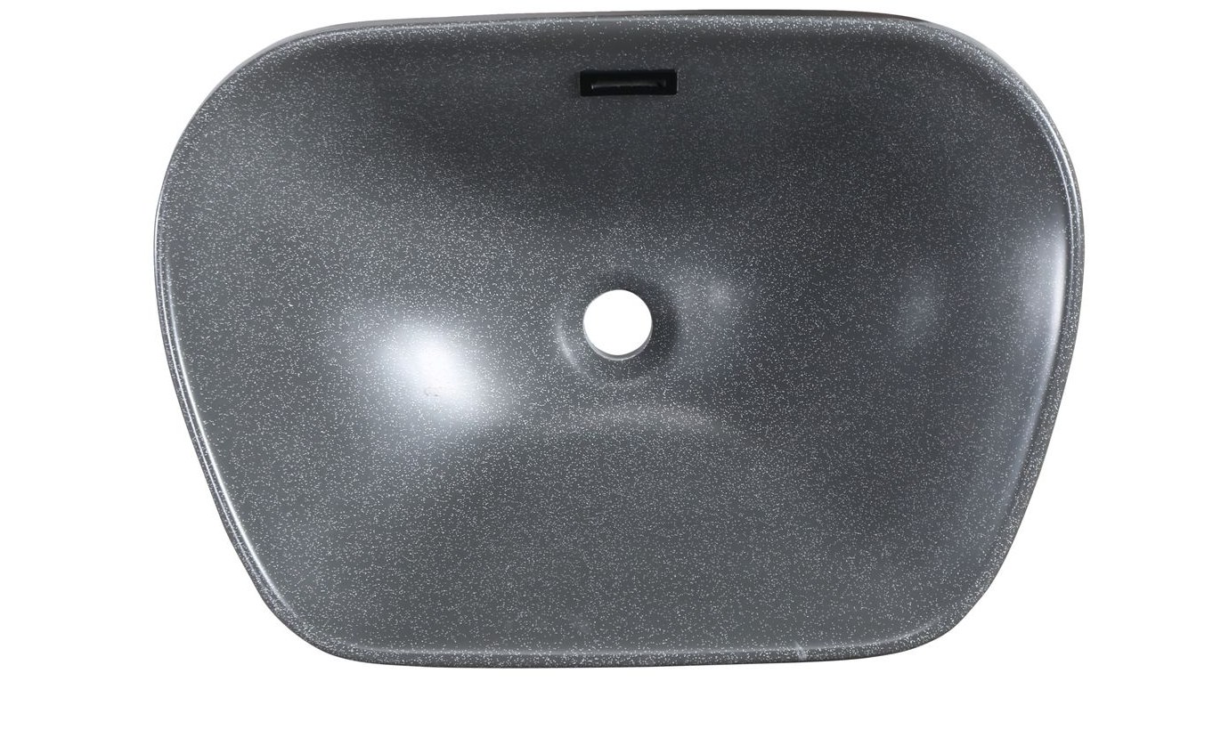 5507 Grey Rectangular Solid Surface Custom Basin