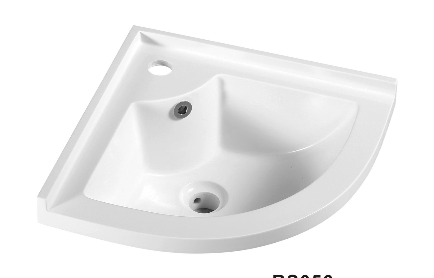 R5050 White Rectangular Solid Surface Custom Basin